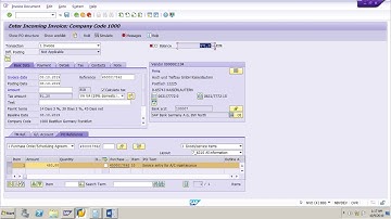 SAP MM Expert Guide to Proc of Ext Services Part 4, Invoice verification for Service Purchase order