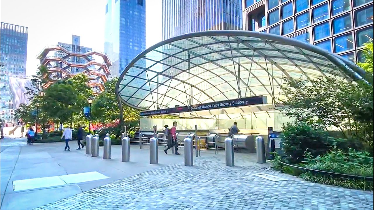 NYC—A nice walk at the Hudson Yards, the Vessel, and The Shed |4K|