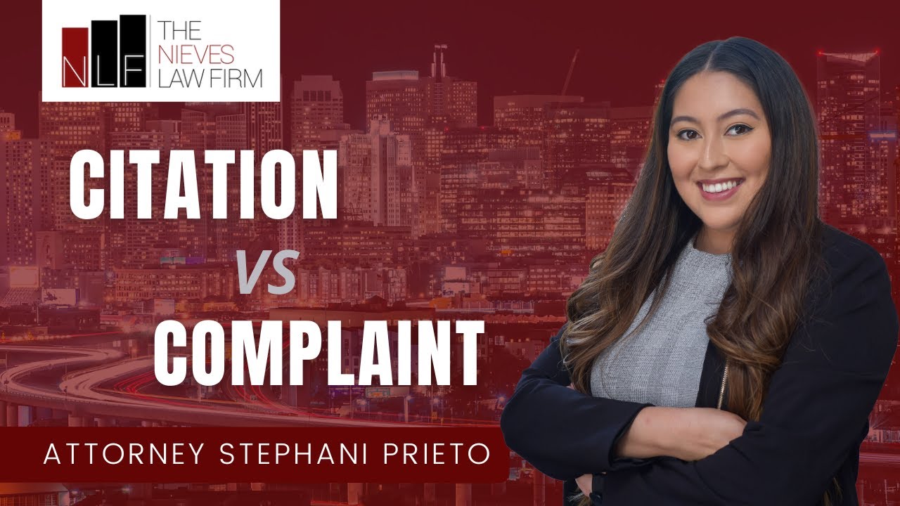 Citation vs Complaint: What is the Difference? | Alameda County Criminal Defense Attorney