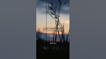 أَرَأَيْتَ الَّذِي يَنْهَىٰ || سورة العلق || محمد المنشاوي