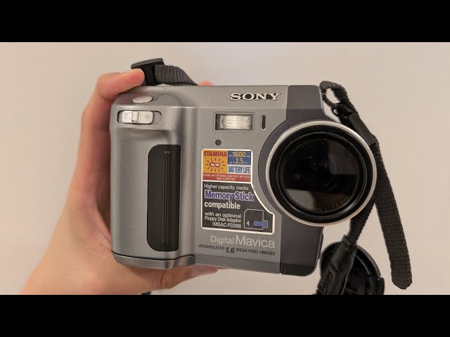 #4045 FD Mavica MVC-FD90 SONY 程度良好 Digital Camera from the year 2000, Introducing Sony Mavica FD90