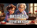 Мила бабо опечи ми кекс Детска песничка на български език за щастливи деца