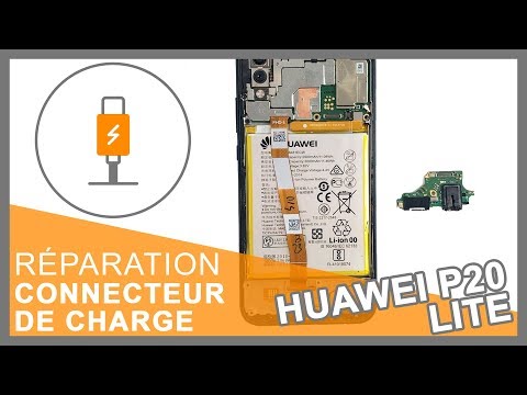 Nappe connecteur de charge + prise jack Huawei P20 lite
