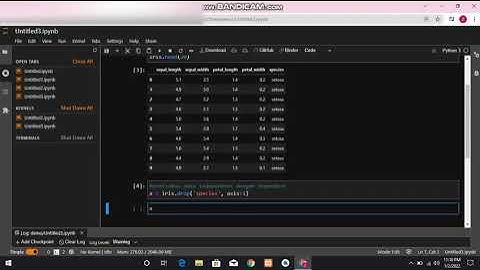 Data preprocessing menggunakan phyton (data iris )