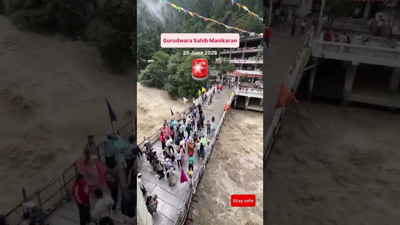 Cloudburst in Saini Valley , Kullu 