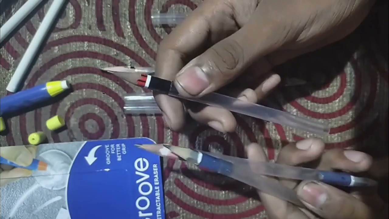 😱 Doms Groove Eraser With Pencil Extender 😱 