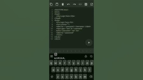 Login form Using HTML #html5 #coding #coder #programming#programmer #video #shorts #loginform #login