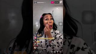 Jayda cheaves doing her makeup and getting ready