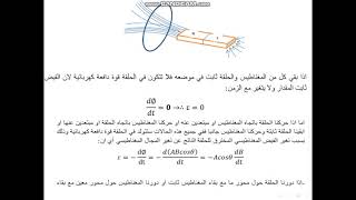 المحاضرة التاسعة /التيار الكهربائي المحتث