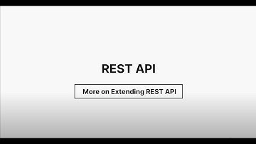 More on Extending REST API