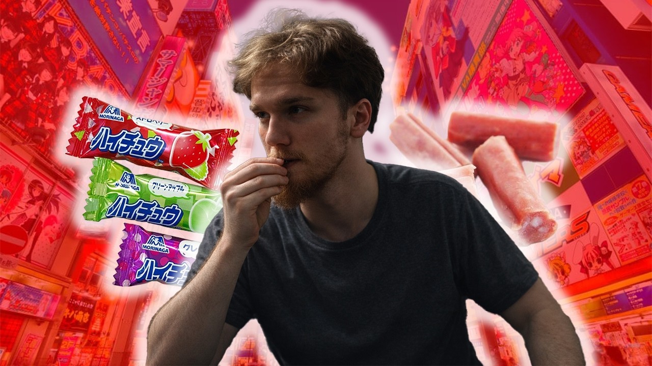 Trying Japanese candy and snacks for the first time(also talking about Japanese culture)
