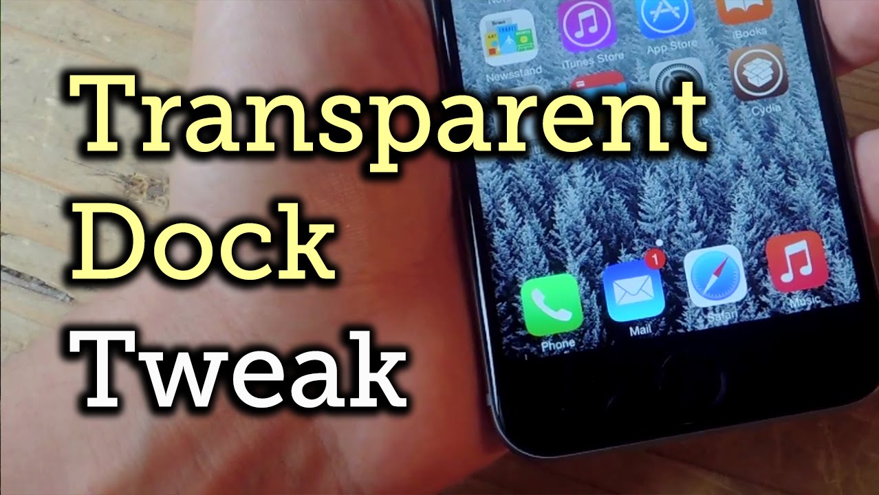 Make Your iPhone's Dock Transparent in iOS 8 - Jailbreak ...