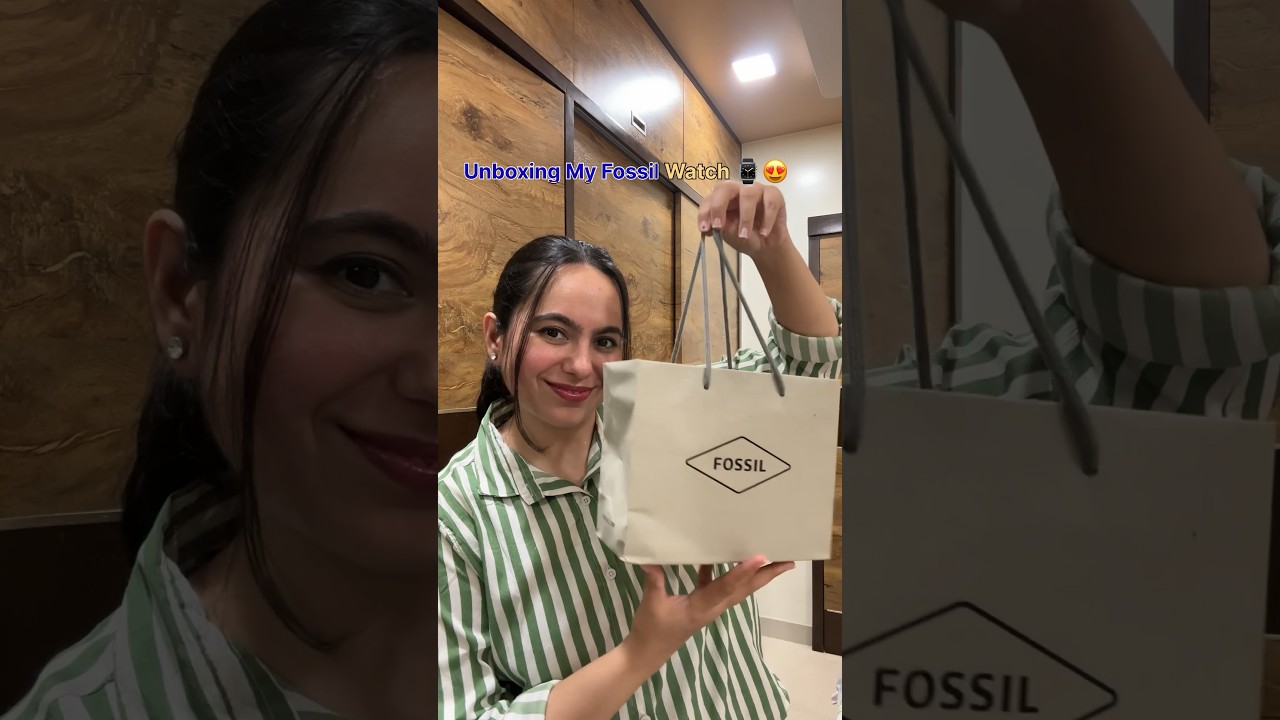 Unboxing Fossil Watch ⌚️😍