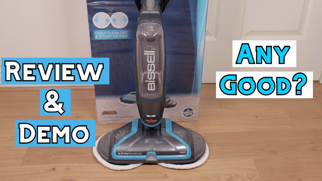 BISSELL SpinWave Hard Floor Cleaning Mop Review & Demonstration