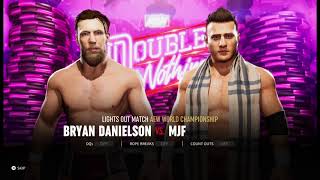 AEW FIGTH FOREVER - LIGHTS OUT MATCH - MJF VS BRYAN DANIELSON