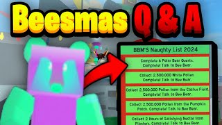 BEESMAS NEWS [Live Information] | Bee Swarm Update!