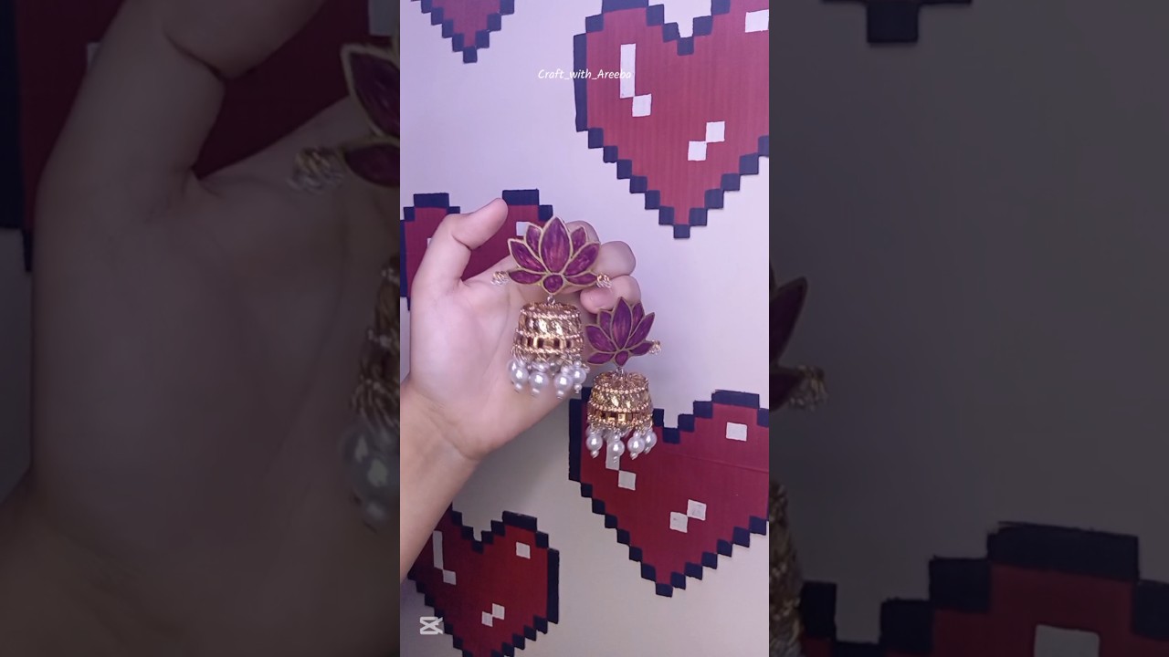 Earrings DIY ✨ #earrings #diy #tutorial #shorts