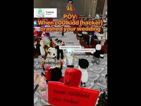 c00lkidd hacked our wedding game! xD #roblox #robloxfyp #hacker
