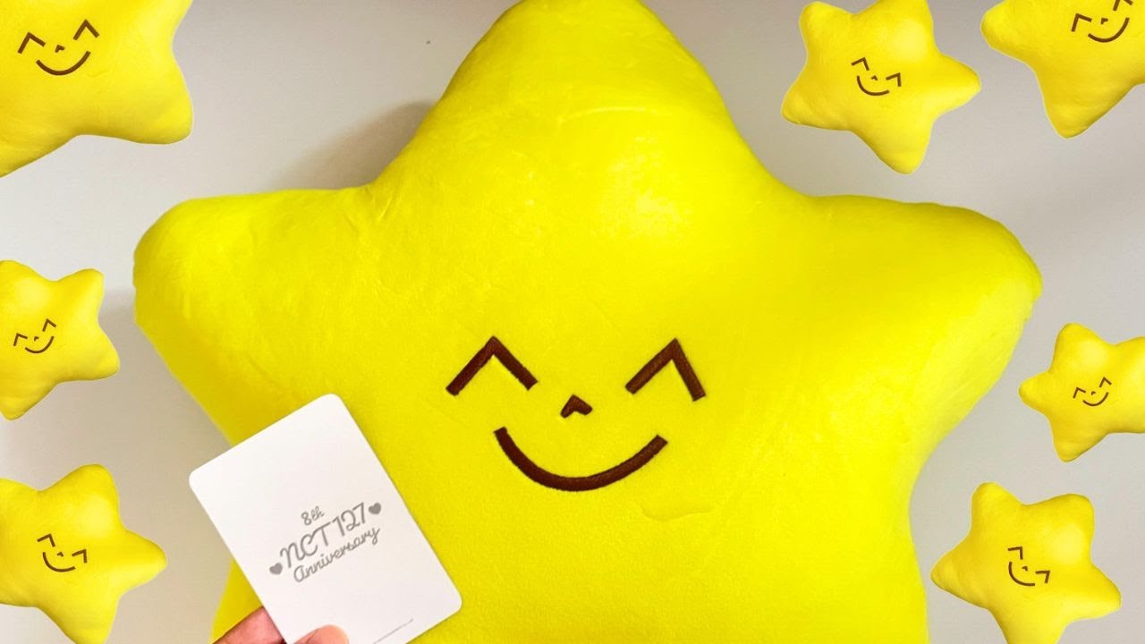 【 NCT127 】マーク 8周年 MD クッション Unboxing | NCT 127 8th Anniversary MD - Starfish Cushion Set