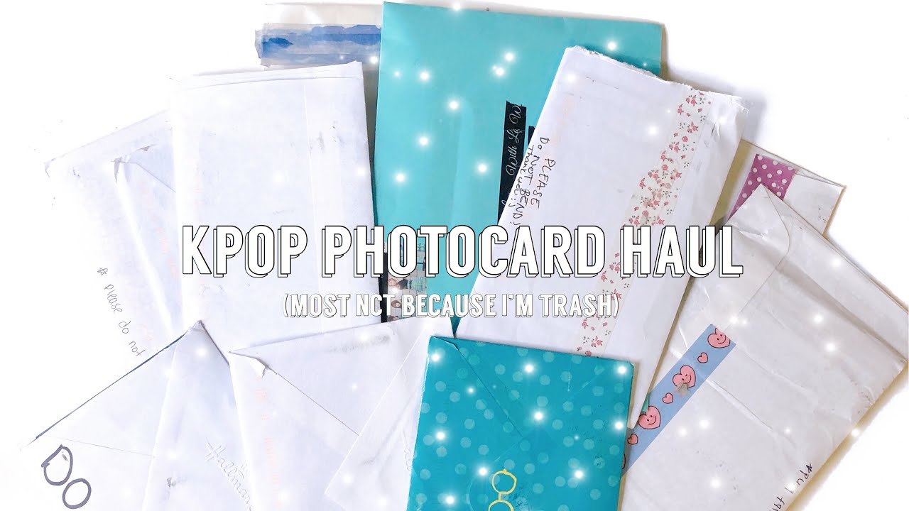 Kpop Photocard Haul (Mostly NCT) (Asmr?) ♡