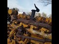 Caterpillar d7700 first run out of a 28 year sleep