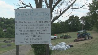 Overgrown cemetery receives overdue cleanup