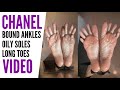 QUEEN CHANEL Oily Feet Whit Long Toe Spreads (PREVIEW)