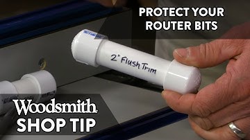 Woodworking Tip:  Protecting Your Router Bits