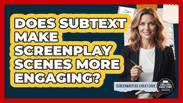 Does Subtext Make Screenplay Scenes More Engaging?