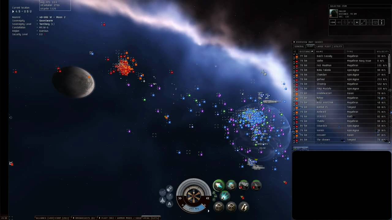 Eve Online - Epic 1500 Pilot Battle in 49-U6U [Part 1]