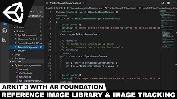 ARKit 3 with Unity3d AR Foundation and Reference Image Library with Image Tracking