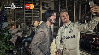Behind The Scenes: Keanu Reeves, Rosberg and Lord March at FOS