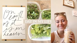 SUMMER DAY IN THE LIFE // coffee, cleaning, & herb garden by Carly Tolkamp 186 views 1 year ago 10 minutes, 47 seconds