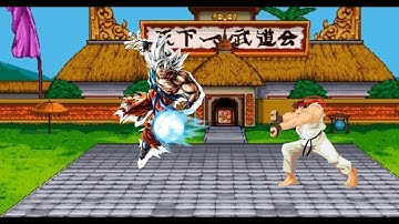 UI Goku Vs Ryu | SSF2