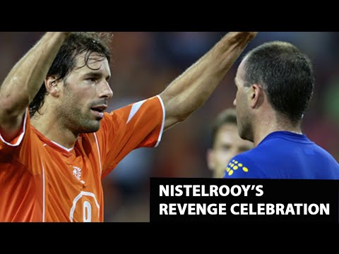 Ruud Van Nistelrooy revenge celebration