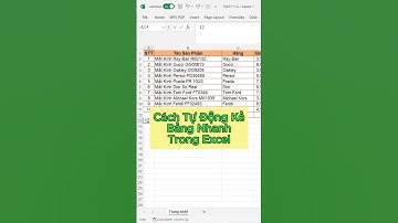 Cách tự động kẻ bảng cho dân văn phòng để tăng hiệu quả #exceltips  #excelonline #tinhocvanphong