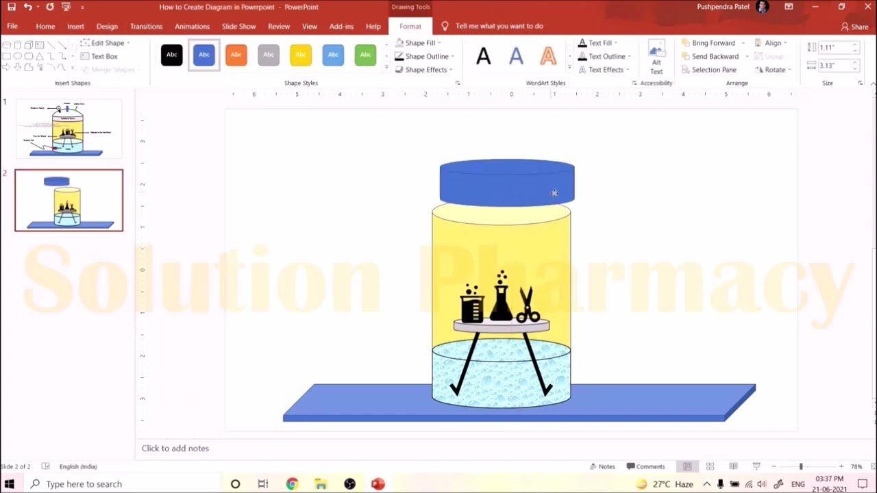 How To Make Diagram And Add Animation Using Microsoft PowerPoint Part how-to-make-diagram-and-add-animation-using-microsoft-powerpoint-part