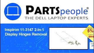 Dell Inspiron 11-3147 2-In-1 (P20T001) Display Hinges How-To Video Tutorial
