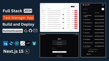 Build & Deploy Task Manager with Next.js, React, Drizzle ORM, Turso, Shadcn/UI, Tailwind, Lucia Auth