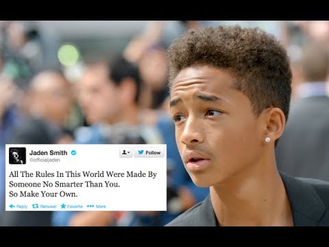 "Deep" Jaden Smith Tweets