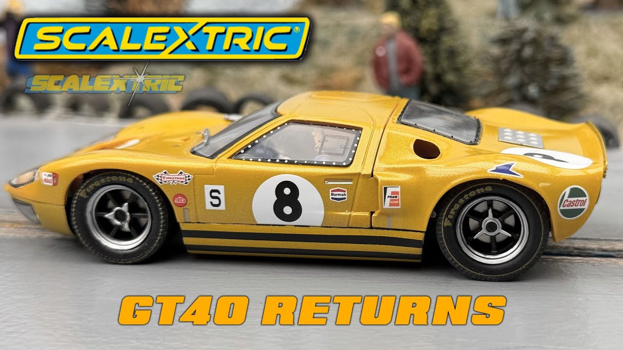 Scalextric GT40 2025 - 1968 BOAC 500 - YouTube