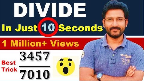 Divide Trick Big Numbers | Divide Short trick | Vedic Maths Division Trick | Fast Calculation trick