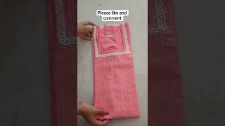kurti lace design #sewing #fashion #trending #shorts #kurti