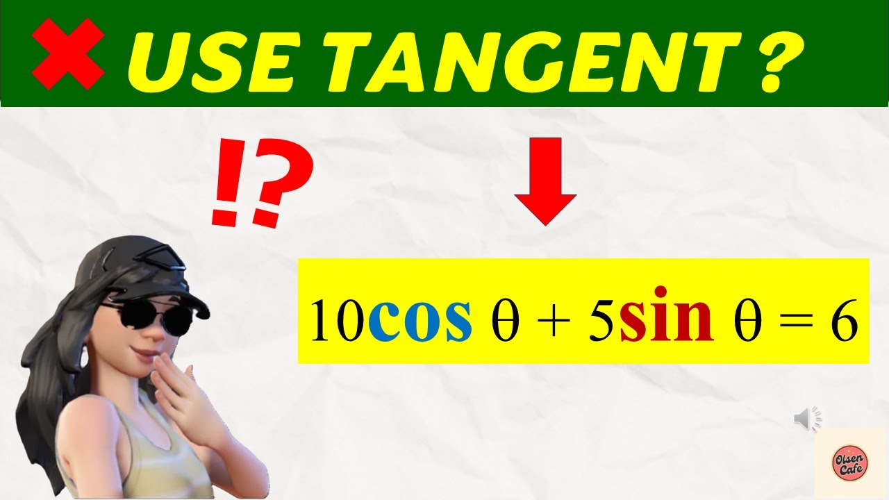 Why Changing to Tangent Fails here❌ | Trigonometry Explained