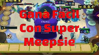 Partida con 5 Meeplo y Super Meepsie en el Set 17 de TFT P 17.3