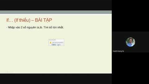 [LTC] Bài 02.2 - Câu lệnh rẽ nhánh if,else (giải bài tập nhỏ)