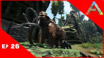Ark:Survival Evolved - Dire Wolf & Mammoth Tame! - Ep 26 (Xbox One)