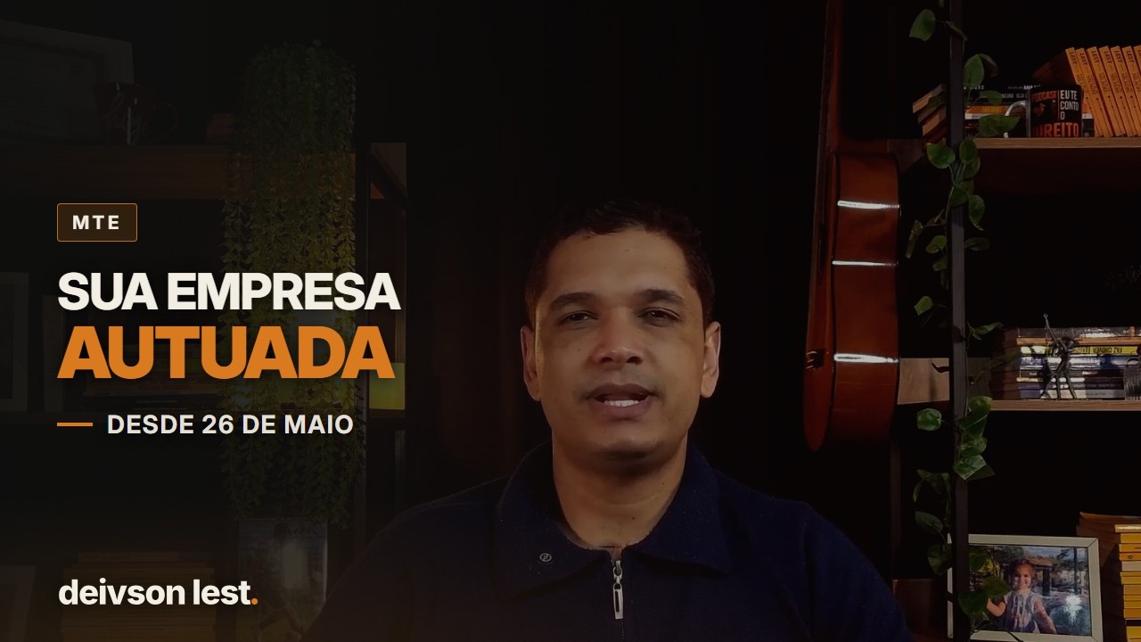 Deivson Lest explicando a NR-1 e os riscos psicossociais no vídeo do canal.