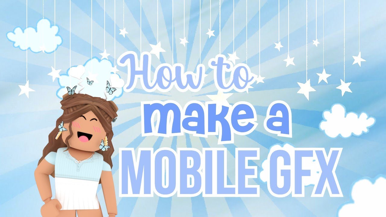 How To Make a ROBLOX GFX On Mobile Phone (IOS + Android) / Tablet (iPad)  Easy For Beginners Tutorial 