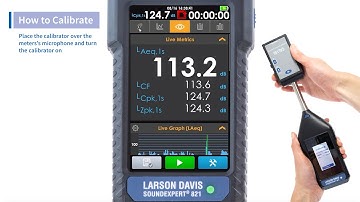 How to Field Calibrate Larson Davis Spartan and SoundExpert Sound Level Meters Models 821 and 721